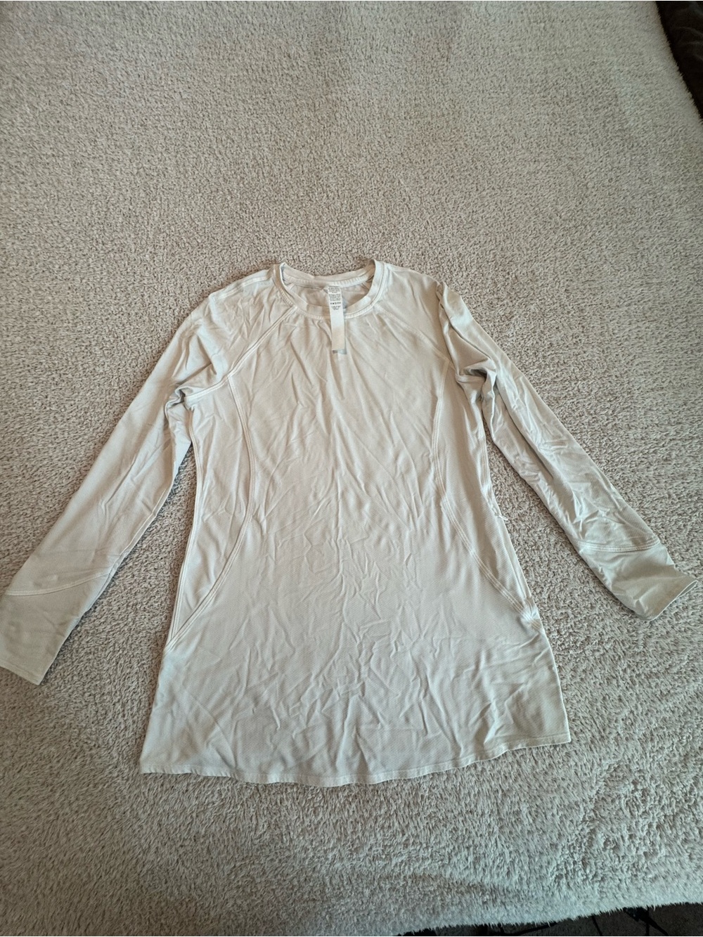 lululemon athletica white Long Sleeve Tunic Top